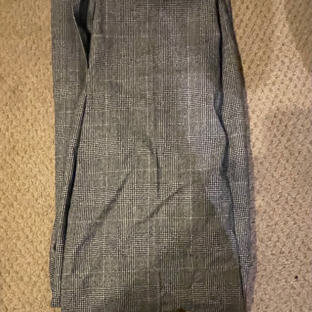 NWT grey wide bottom pants